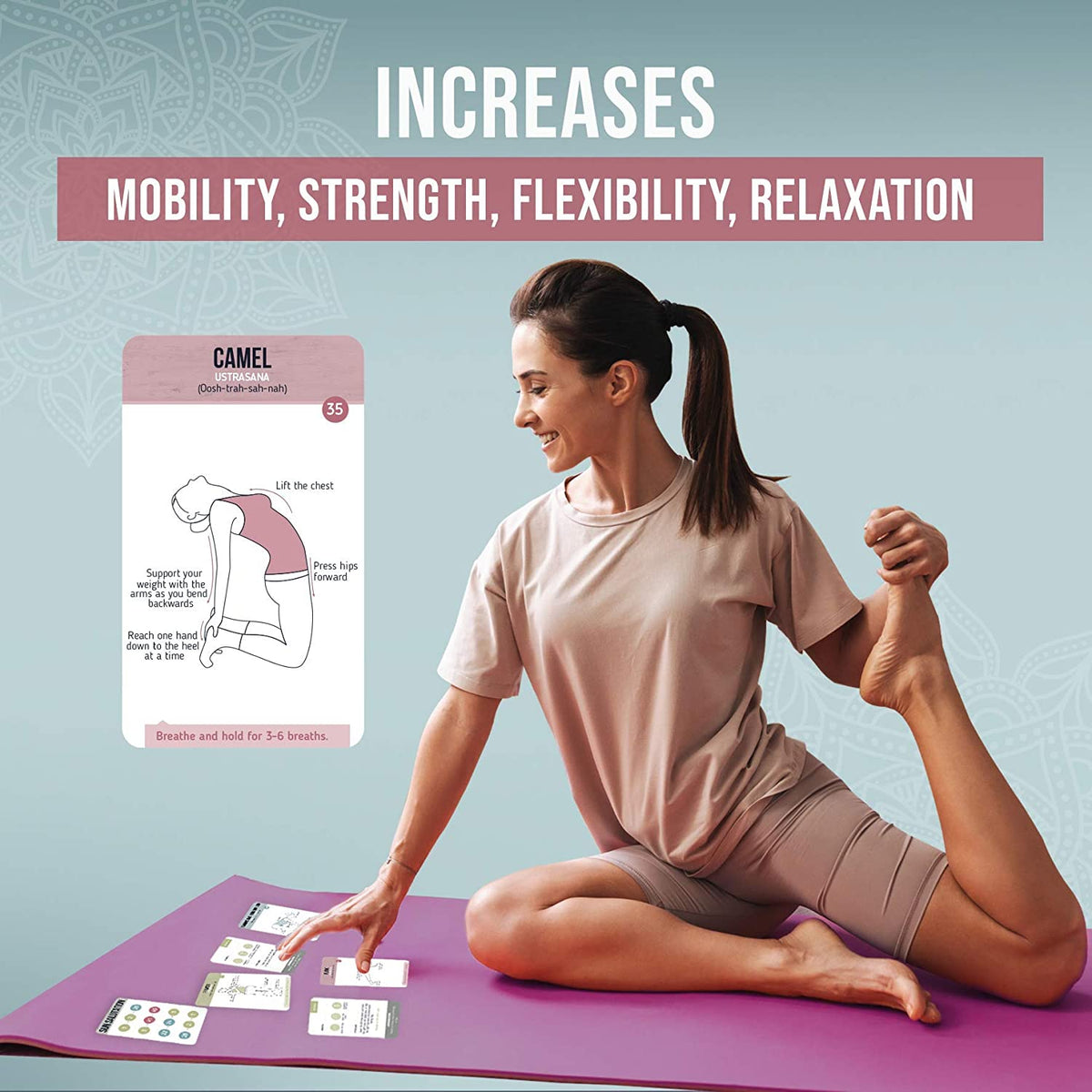 merka Yoga Flashcards 50 Cards Asana Poses