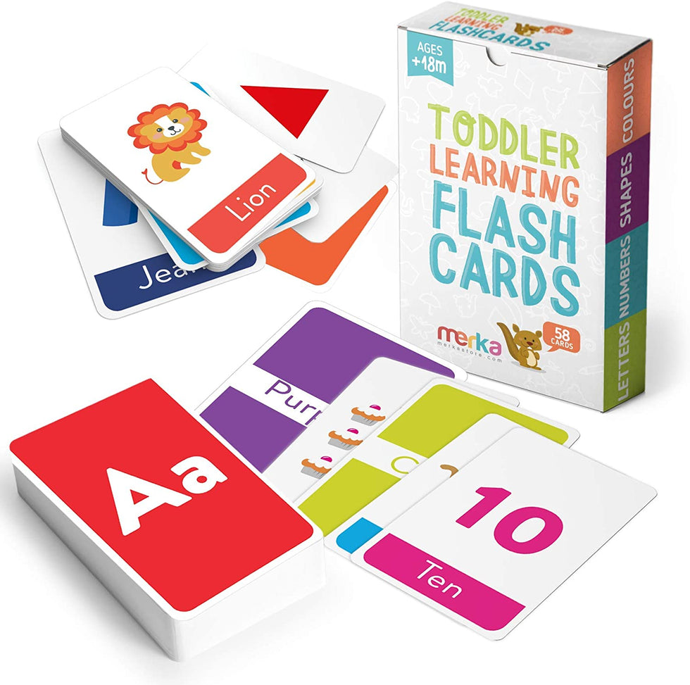 Educational Flashcards Toddler Set merka