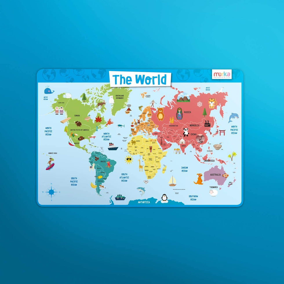 Educational Placemats Explorer Set merka